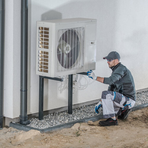 Heat Pump Installation Project. 