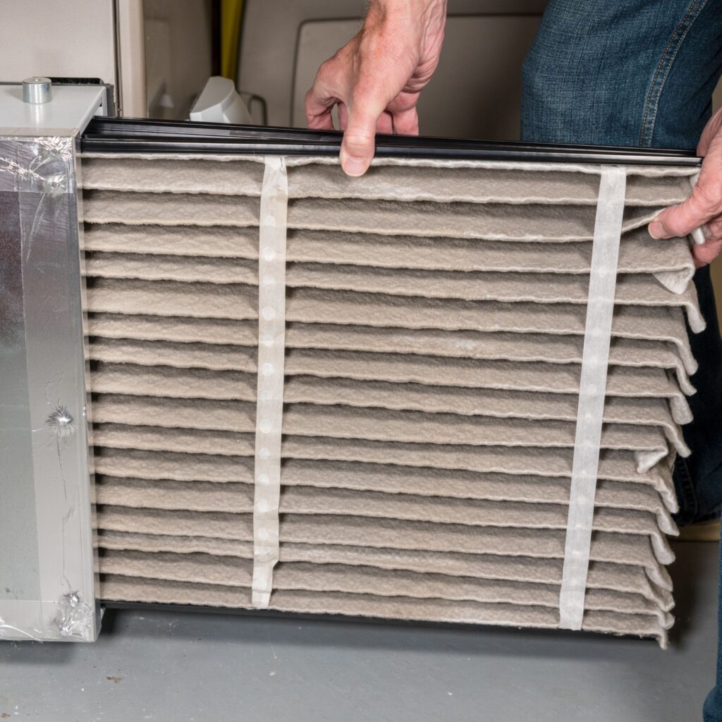 installing HVAC air filter